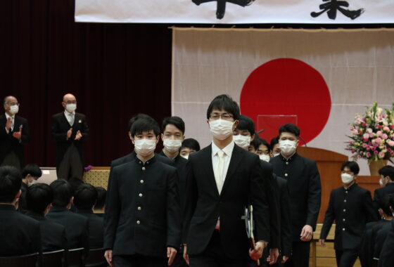 A組　退場の様子