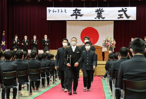 B組　退場の様子