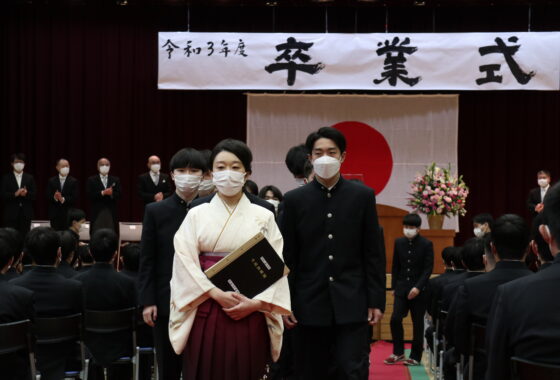 C組　退場の様子