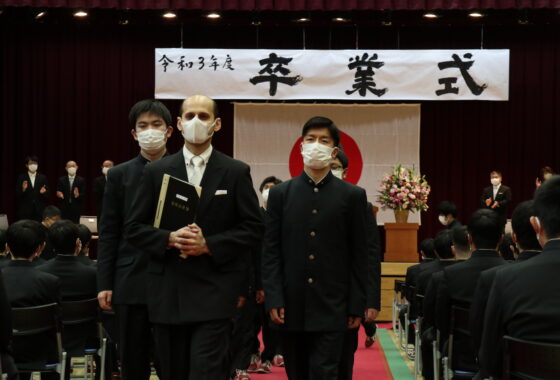 D組　退場の様子