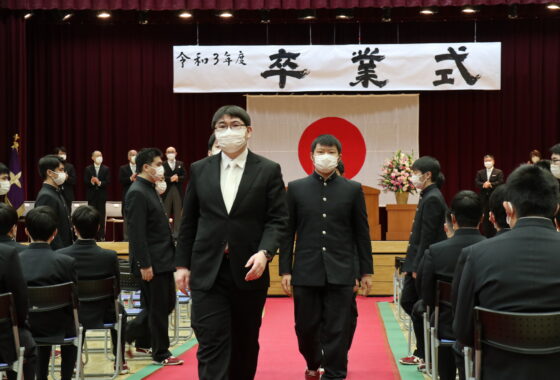 H組　退場の様子