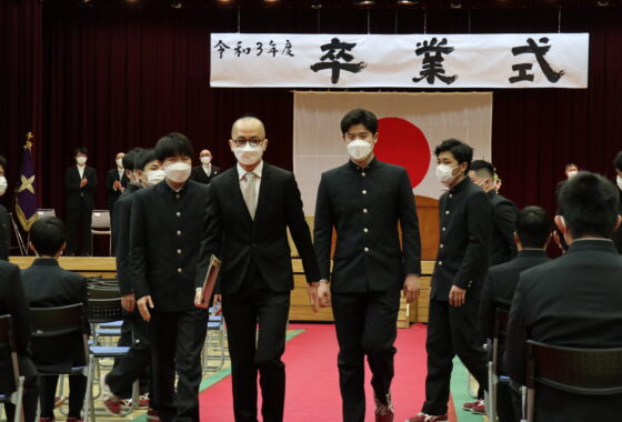 I組　退場の様子